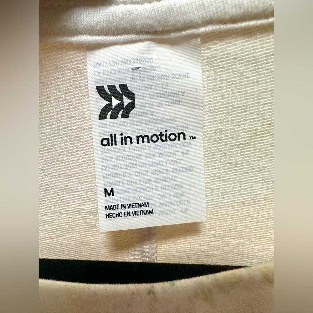 All in Motion crewneck Colorful Tie-Dye Sweatshirt with thumbholes. - Picture 3 of 7